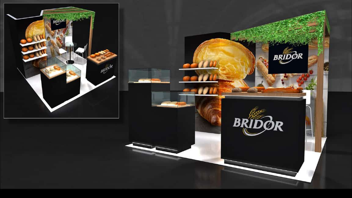 10x10 Booth award wining design